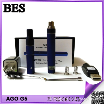 LCD Electronic Cigarette Dry Herb Vaporizer Ago G5